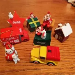 Coca-Cola クリスマス ミニチュアフィギュアセット
