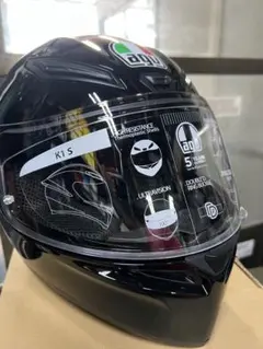 agv k1s Sサイズ　ブラック　新品　試着のみ　フルフェイスのサムネイル