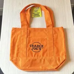 TRADER JOE'S トレジョ ハロウィン限定 ミニトートバッグ オレンジ