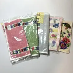FEILER フェイラー　花柄タオルハンカチ 5枚セット