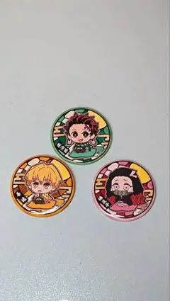 鬼滅の刃缶バッジ  炭治郎、禰豆子、善逸  3点セット