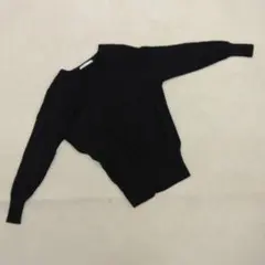 ✨アーバンリサーチドアーズ ✨ ネイビー 長袖 ニット ウール100％ セーター