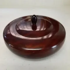 菓子器　ふた付き　木製