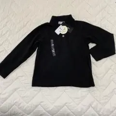【新品タグ付き】Navy Kids ポロシャツ 長袖 黒 120cm