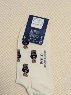 Polo Ralph Lauren クマ刺繍ソックス 23-25cm