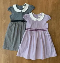 moo non non／ワンピース 110サイズ 2点セット