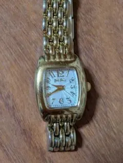 フォリフォリ　金属バンド角型時計