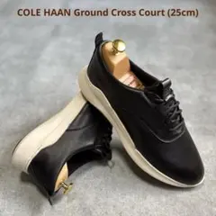 コールハーン グランド クロスコート ランオックス スニーカー 25cm 黒