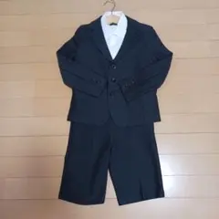 COMME CA ISM スーツ グレー120Aと白シャツ110セット