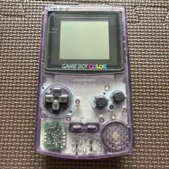 【ジャンク】GAME BOY COLOR クリアパープル 本体
