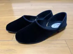 JAVERFLEX （ ジャバフレックス ）ベルベット スリッポンシューズ　黒