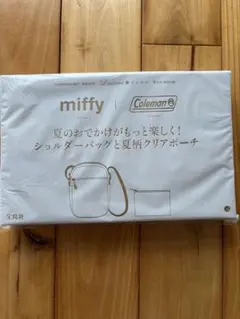 新品 miffy Coleman ショルダーバッグ 夏柄クリアポーチ