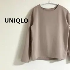 ＊UNIQLOユニクロ レディース 長袖 カットソー ピンク オフィスカジュアルのサムネイル