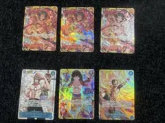 ワンピース カードゲーム ホロカード 6枚セット SEC OP13