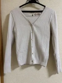 【Apuweiser-riche】リブニットアンサンブルベージュ