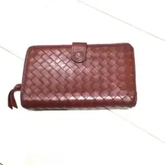 値下げボッテガヴェネタ　財布　赤
