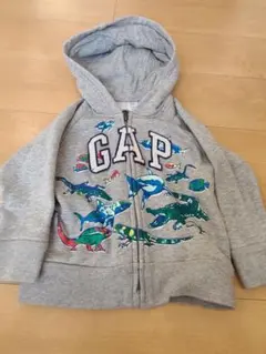 GAP 恐竜と魚のプリント パーカー90cm