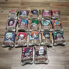 ワンピース キャラクターキーホルダーセット 17個セット