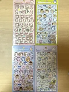 ちいかわ　ボンボンドロップシール　モモンガ　古本屋　4種セット　ボンドロ　第2弾