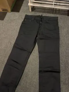 DSQUAREブラックデニムパンツ