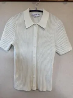 UNIQLO INES DE LA FRESSANGE リブポロカーディガン　M