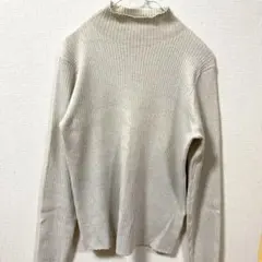 ユニクロ　モックネックニット　薄手