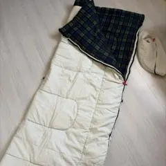 Coleman フリース 寝袋 オリーブチェック柄 1個売りできます(^o