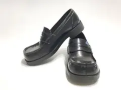 ハルタ HARUTA ARVIN ローファー パンプス 23cm 学生靴 黒系