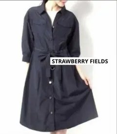 定価17600円 美品 ストロベリーフィールズ シャツワンピース コート