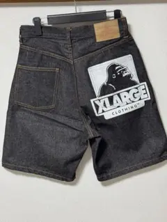 XLARGE ブラックデニムショーツ　W30 エキストララージ
