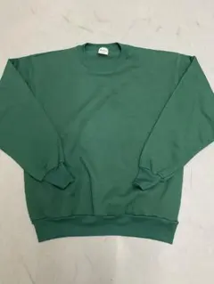 90s murina 無地スウェット　USA製　古着　グリーン