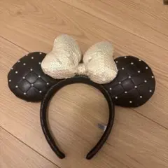 ミニーカチューシャ パール装飾付き