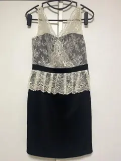 ジルスチュアート　パーティードレス　XS レース　ブラック　黒