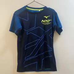 K1273 MIZUNO 半袖スポーツウェア ネイビー メンズ S