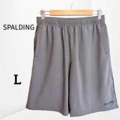 【スポルディング】 ハーフパンツ ロゴ スポーツ トレーニング バスケ L