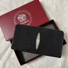 美品】希少 PARIMAS スティングレイ 長財布 高級 BLACK - メルカリ