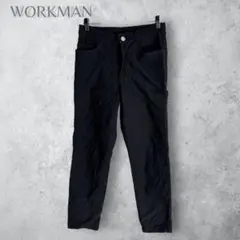 【WORKMAN ワークマン】　レディースジャブラックパンツ　カーゴパンツ　黒