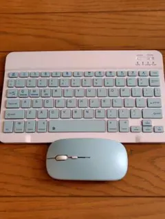 Bluetooth キーボード＋マウス　ブルー　ワイヤレス　無線