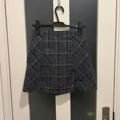 【美品】Emsexcite グレー チェック柄 タイトスカート