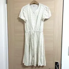 【美品】GLOBAL WORK ★ サラサラワンピース　袖フレア　サイズ140