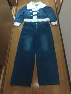 デニムジャケットとパンツのセット　ＸＬ