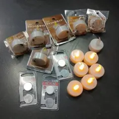 ledキャンドルライト 新品6個、開封済み7個、新品電池6個