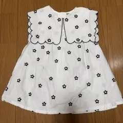 apres les cours 花柄刺繍 ノースリーブトップス　サイズ110