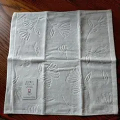 今治タオル 花柄刺繍 ウォッシュタオル