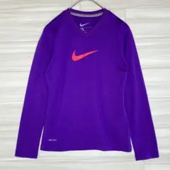 【良品】 DRI-FIT ナイキ　Nike Vネック Tシャツ 長袖　ジュニア