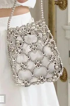 2Way巾着付きボールチェーンミニバッグ[tr933a] 浴衣バック