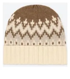 ヒートテック　ノルディック柄　ニット帽　キッズ　S/M H&M