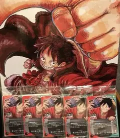 【美品】ワンピース一番くじ　Ａ賞 プロモ5枚セット