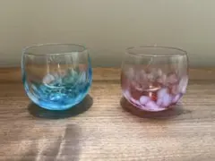 再値下げしました！ 球体グラス コスモス ピンク．ブルー