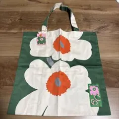 レア　マリメッコ　ウニッコ　60周年　トートバッグ　グリーン